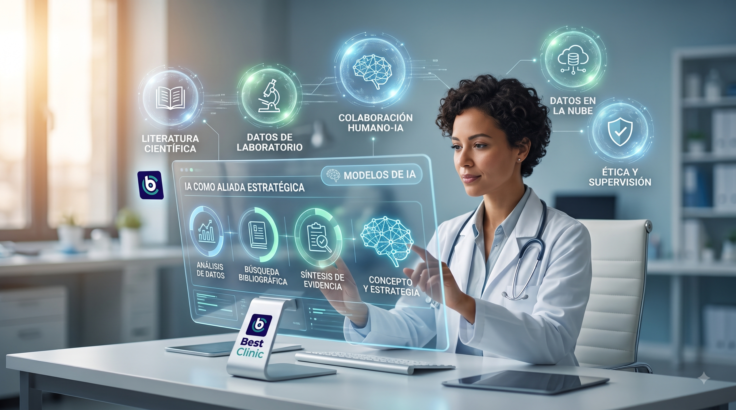 «5 herramientas de inteligencia artificial para la investigación medica»